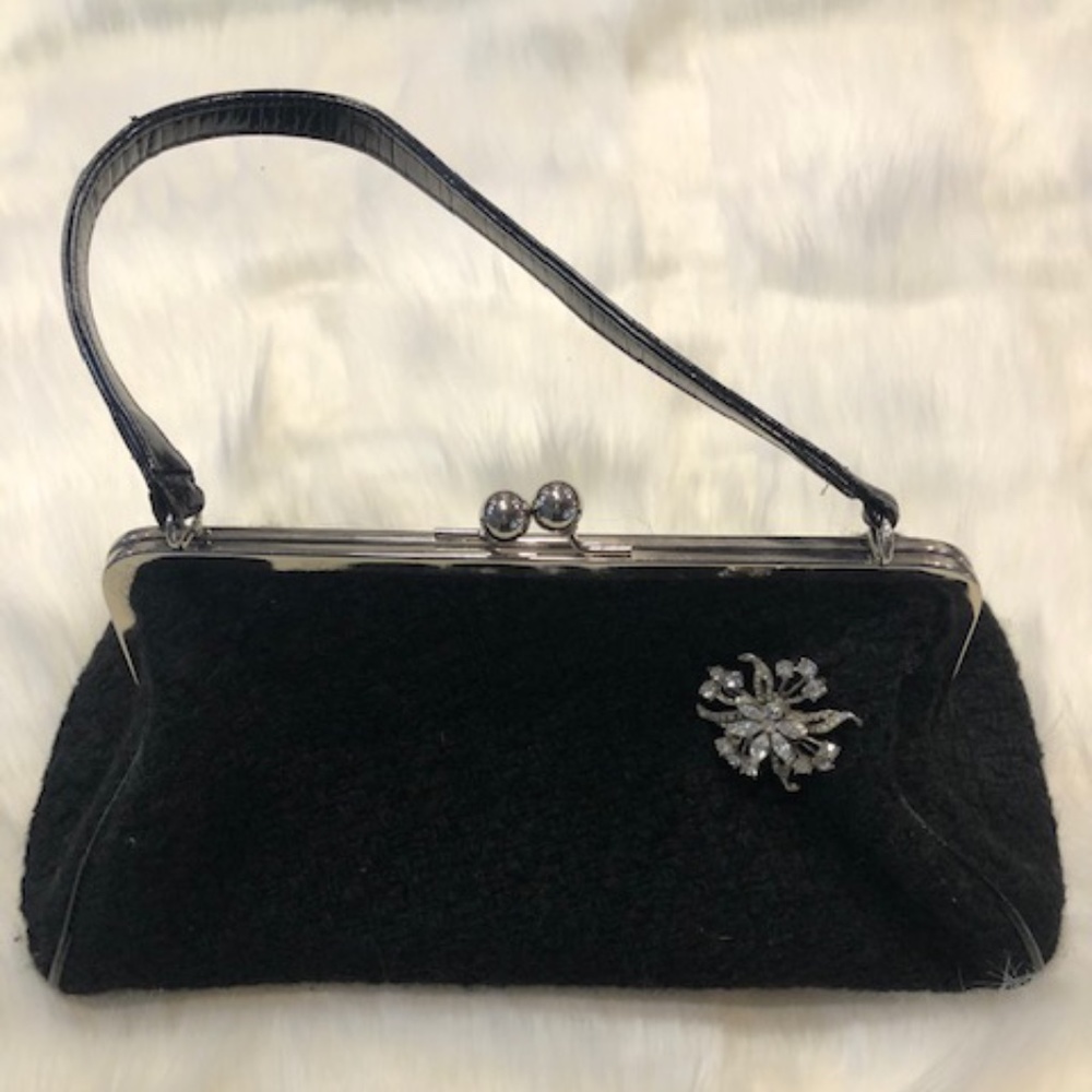 Glenda Gies Black Jackie Handbag
